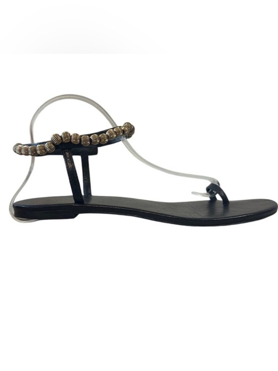 Tory Burch Shoes - Tory Burch Capri Beaded Ankle Wrap Sandals Size 10.5